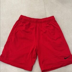 Nike dri fit Red Sports Shorts